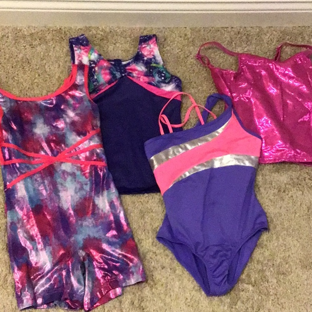 Kids leotard and top set